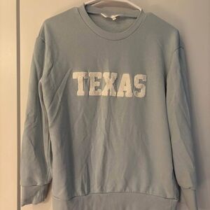 Light Blue Texas Women Sweater XS